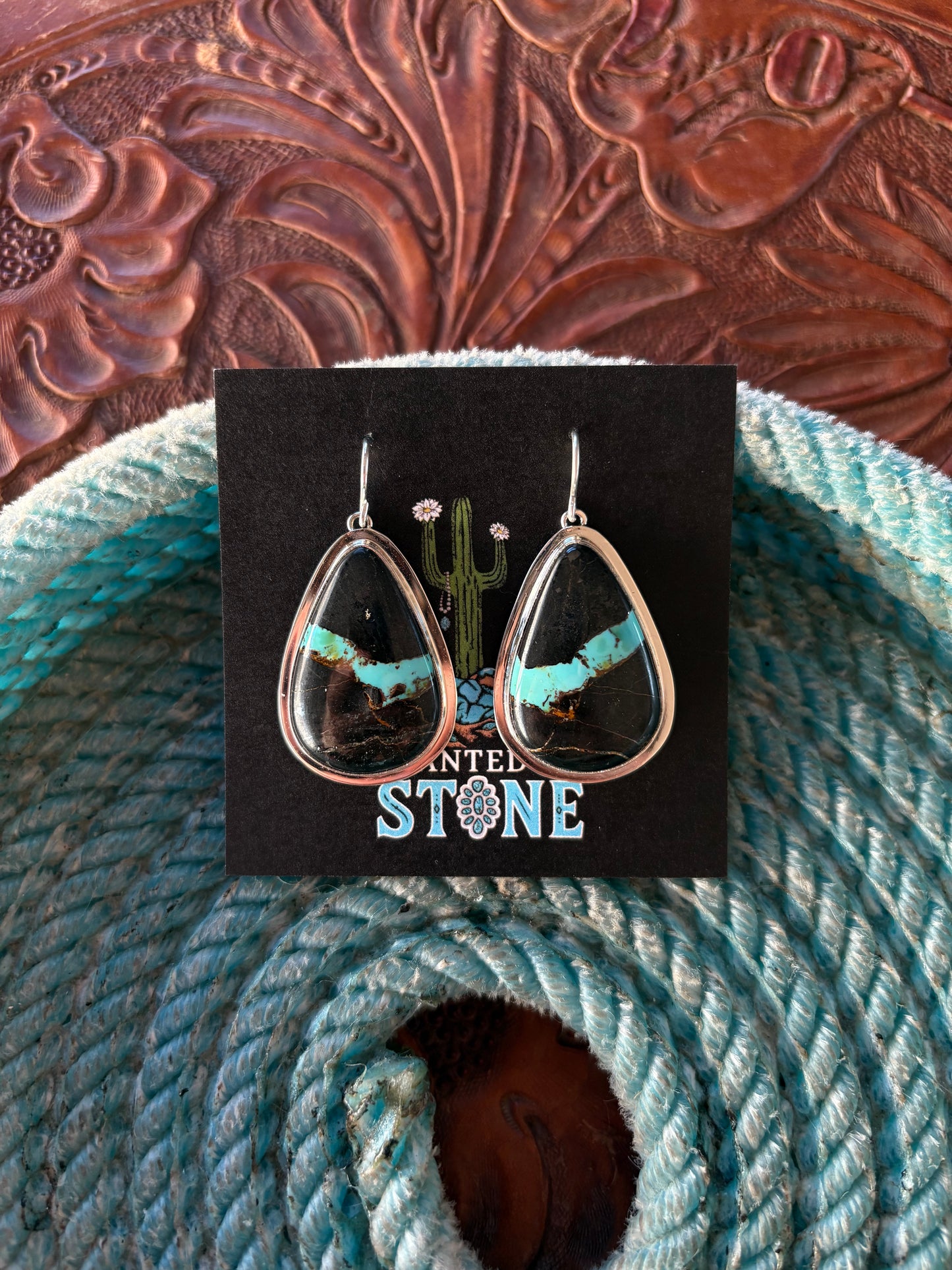 Blackjack Dangle Earrings
