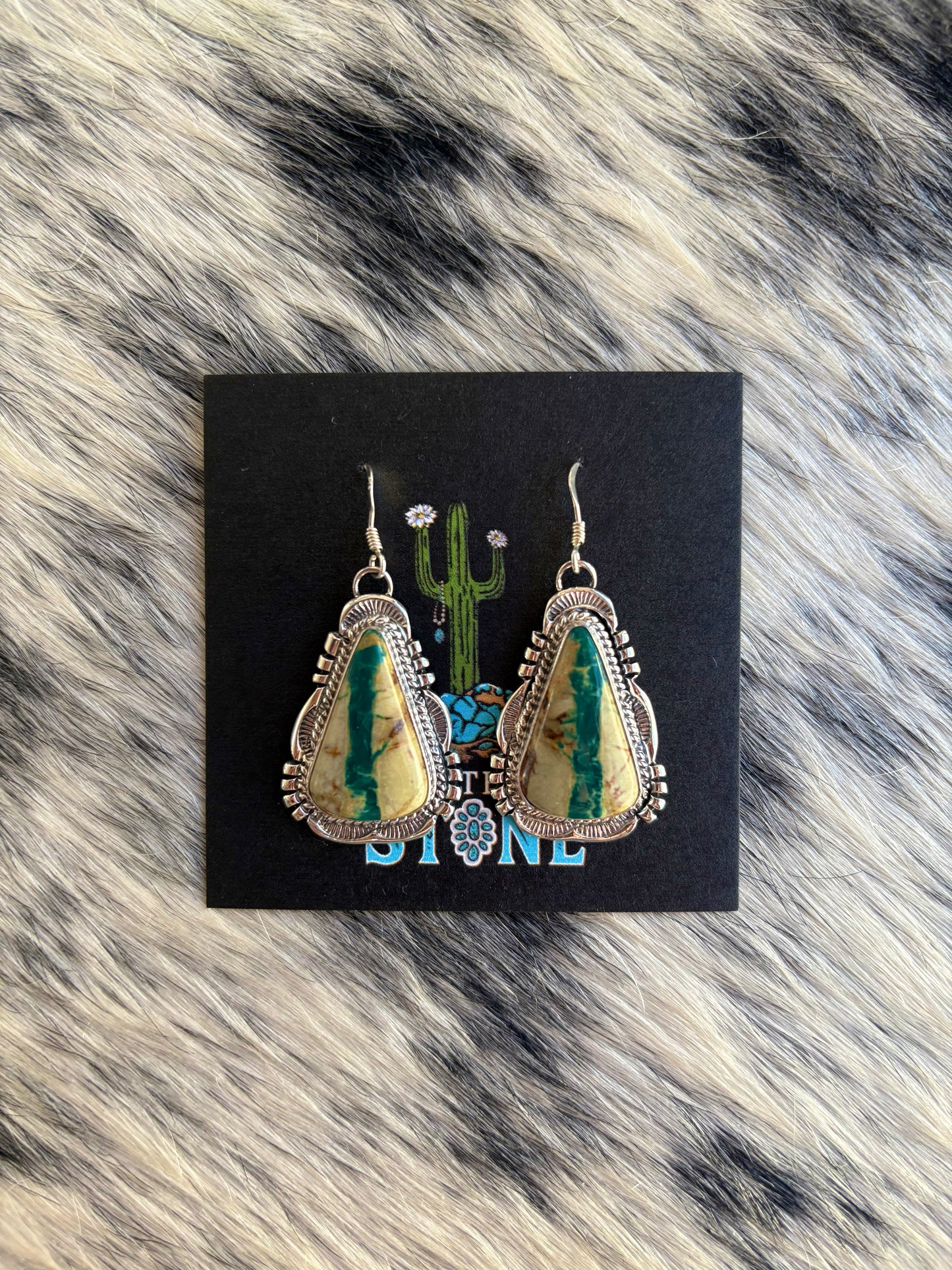 Ribbon Turquoise Dangles
