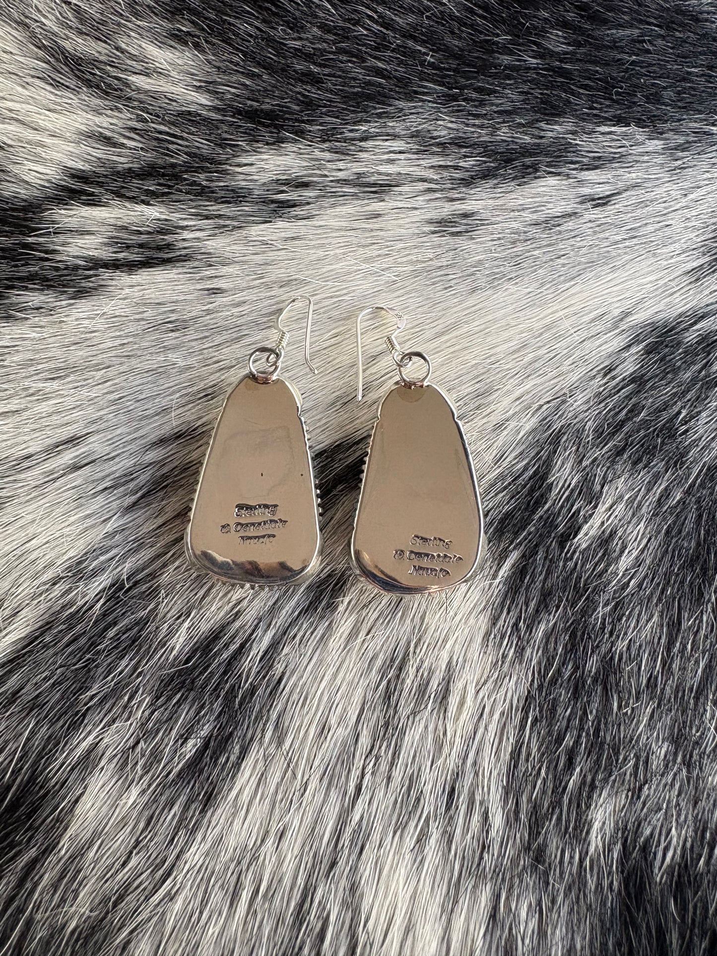 Ribbon Turquoise Dangles (Darker)