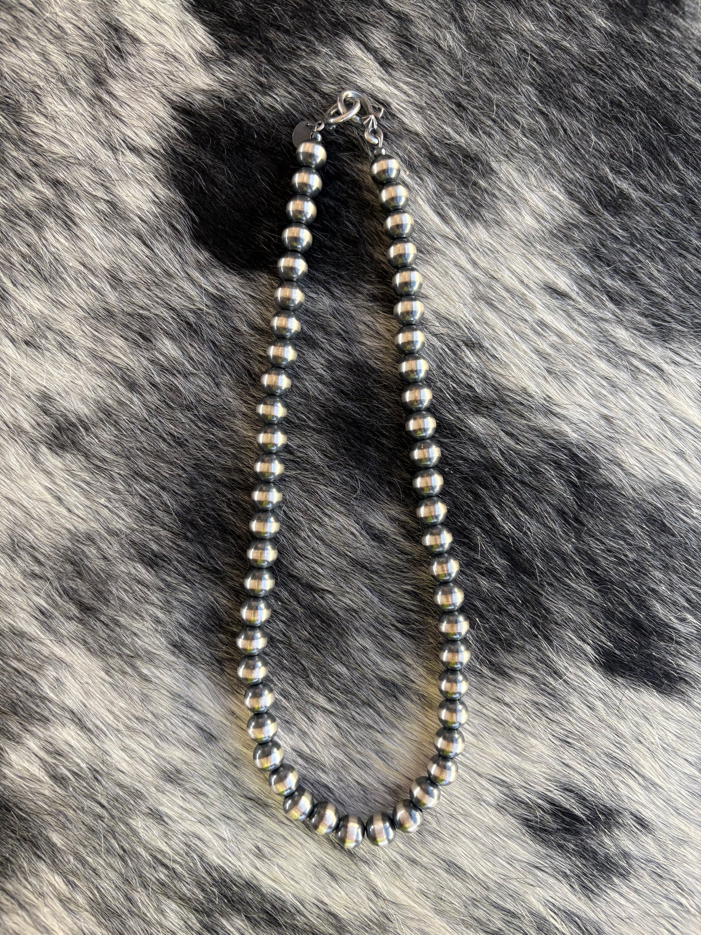 8mm 16in Navajo Style Pearls