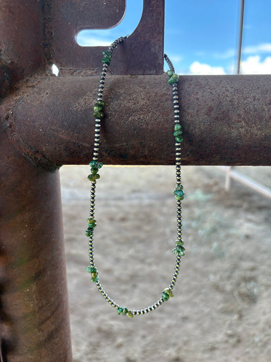 Sonoran Gold and Navajo Style Pearls