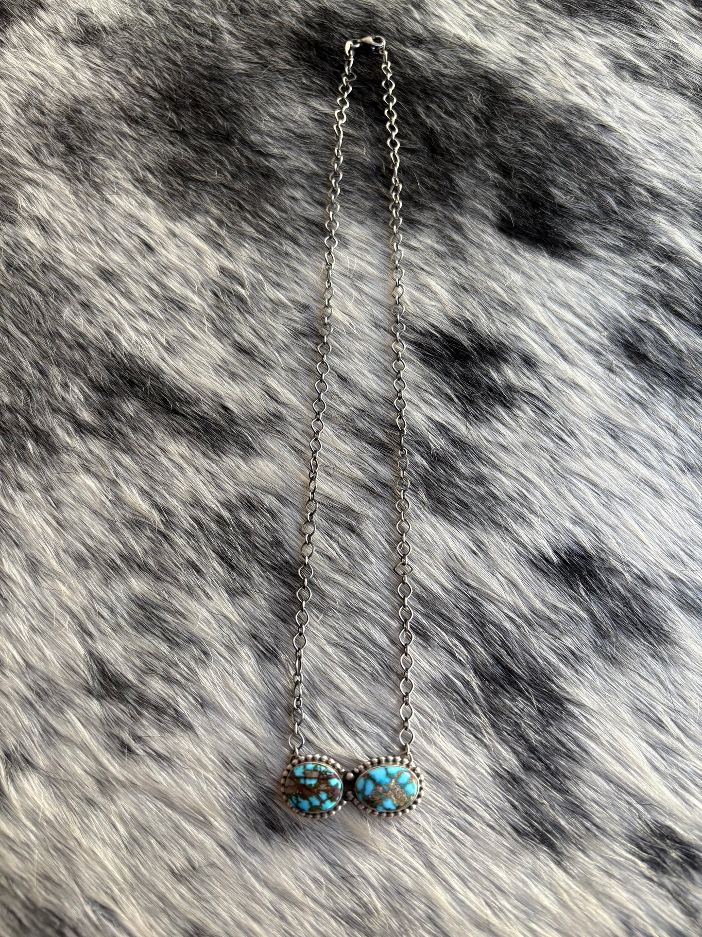 Waterweb Kingman 2 Stone Necklace