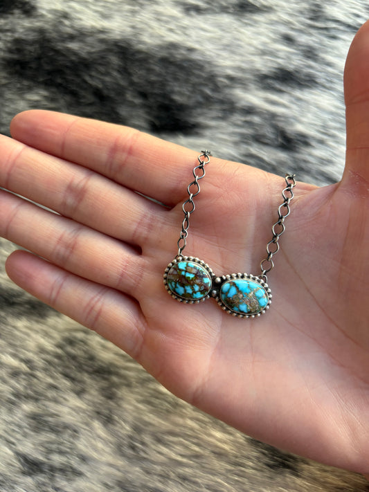 Waterweb Kingman 2 Stone Necklace