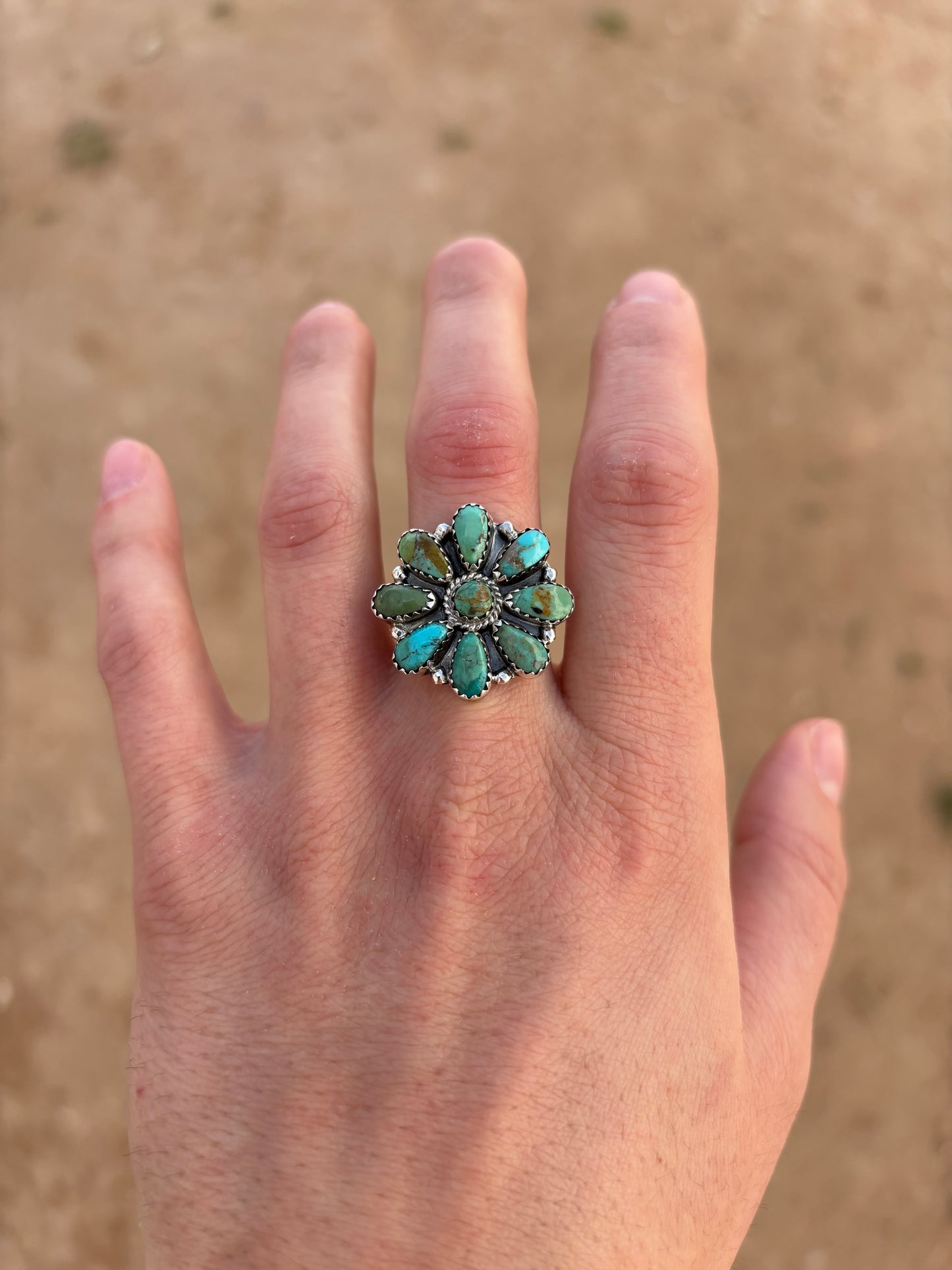 Pretty Royston Cluster Ring
