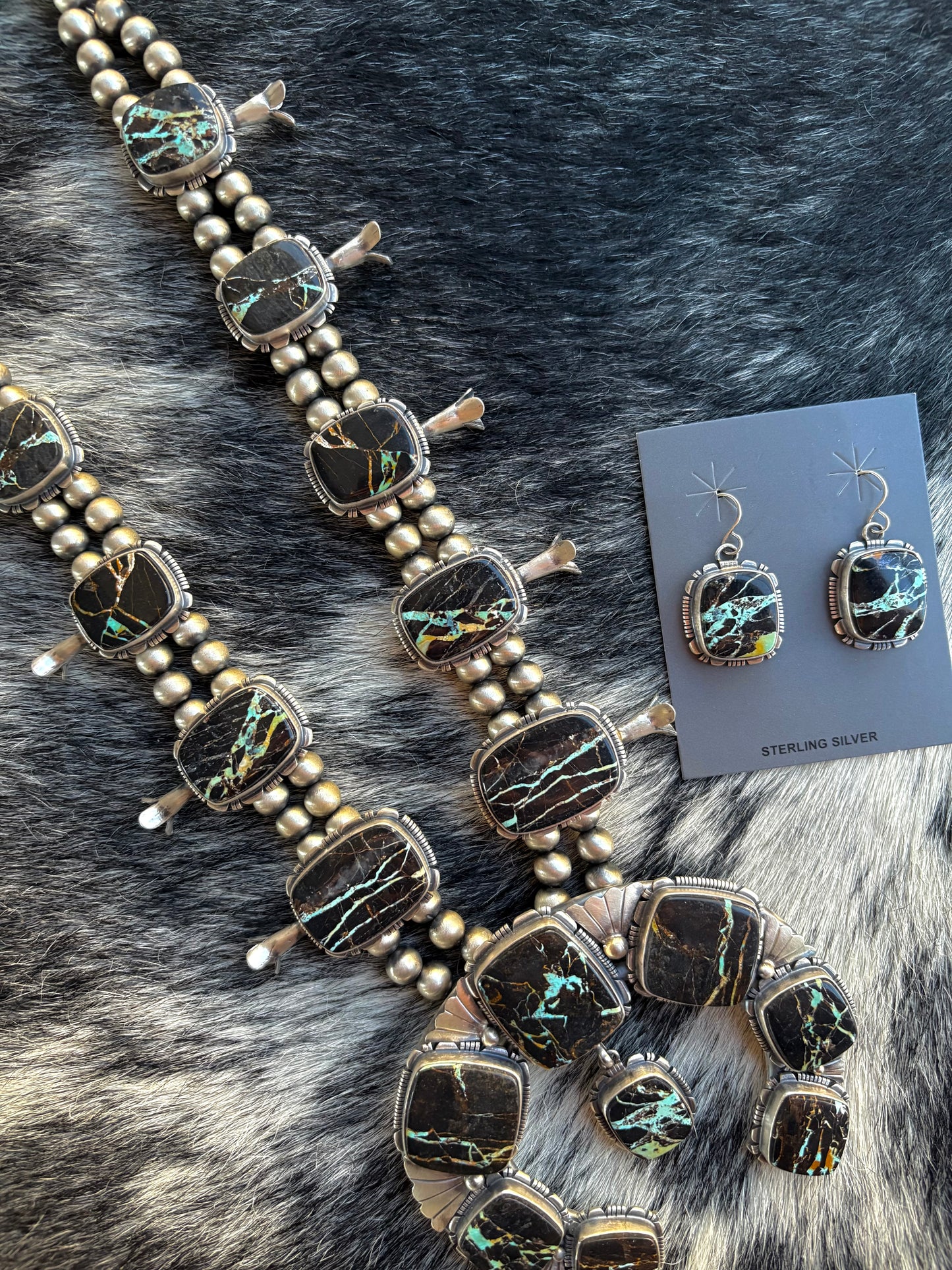 Breathtaking Blackjack Squash Blossom Set