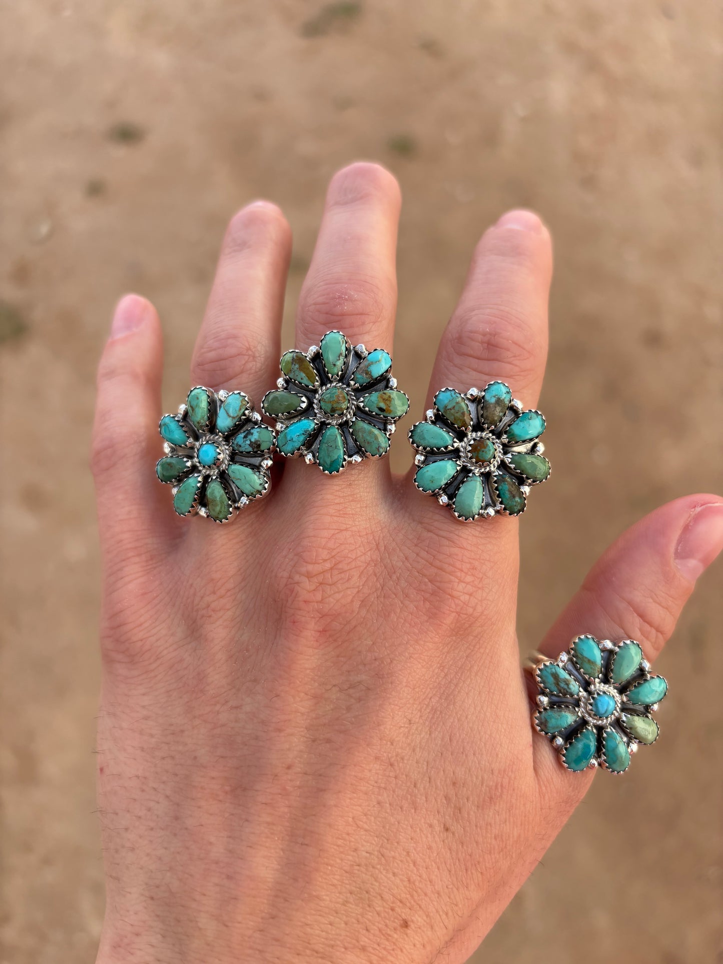 Pretty Royston Cluster Ring