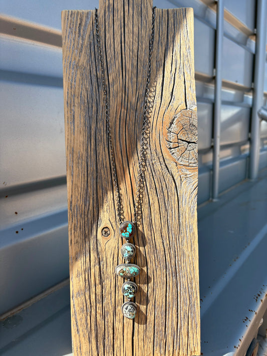 Blue Moon Turquoise Lariat