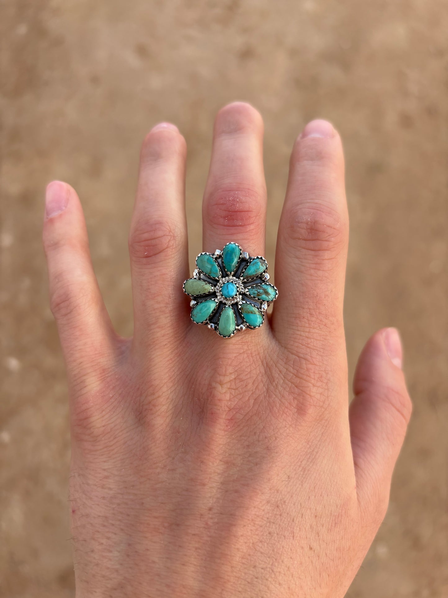 Pretty Royston Cluster Ring