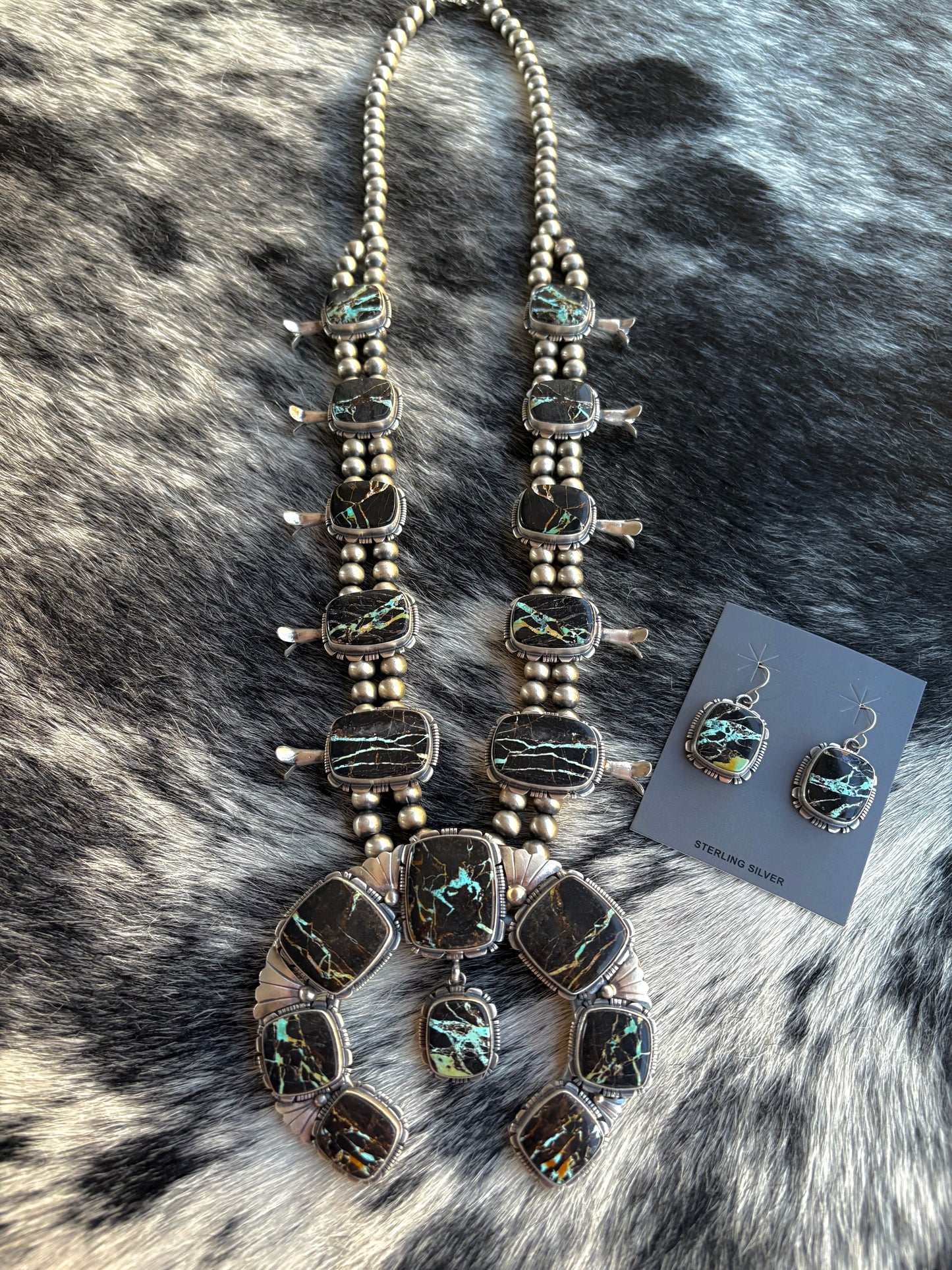 Breathtaking Blackjack Squash Blossom Set