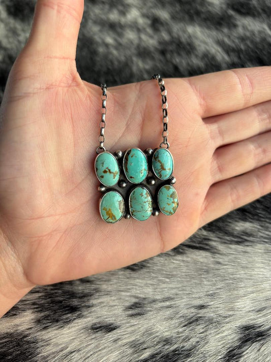 Royston 6 Stone Bar Necklace