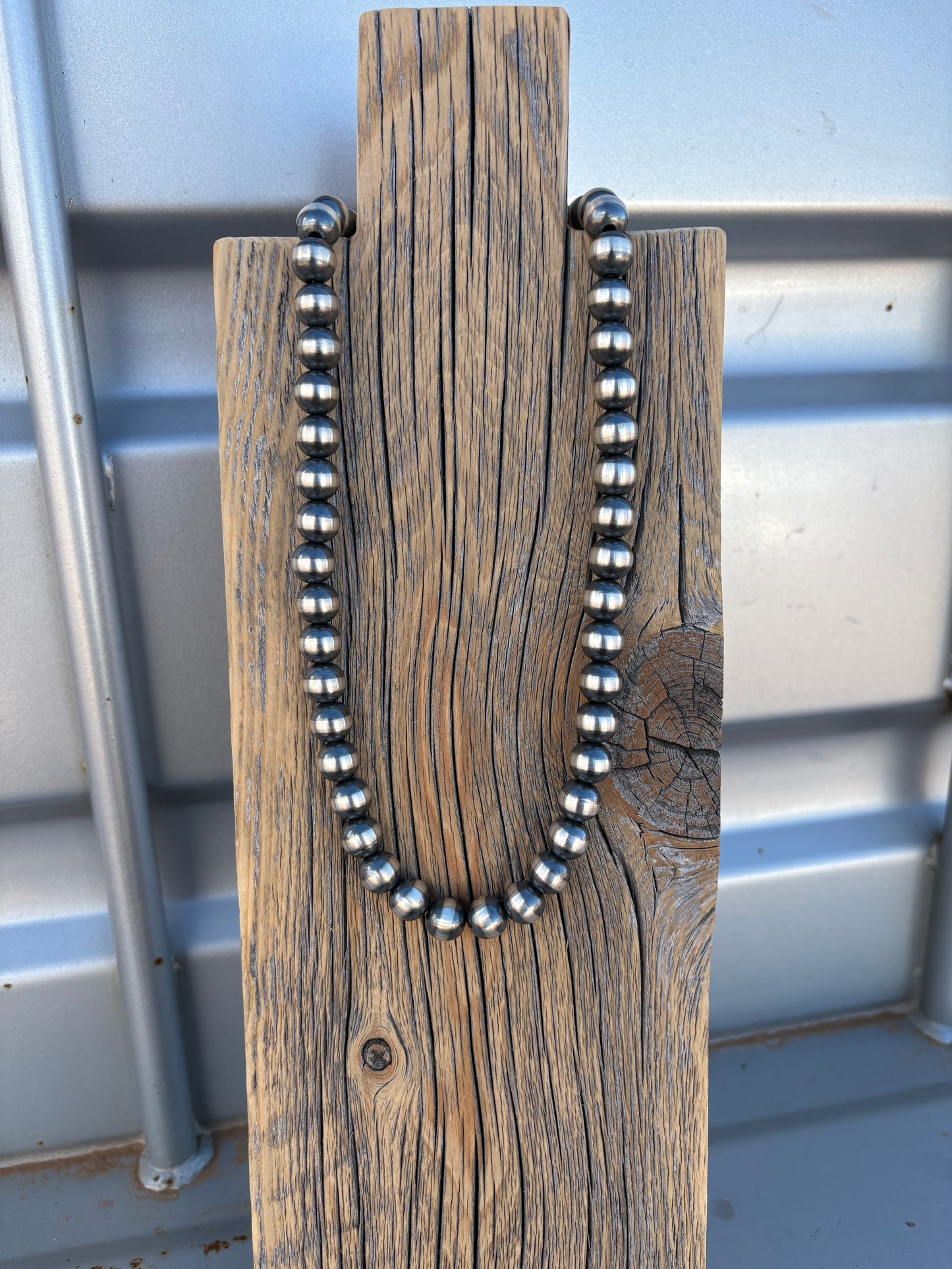 12mm 22in Navajo Style Pearls