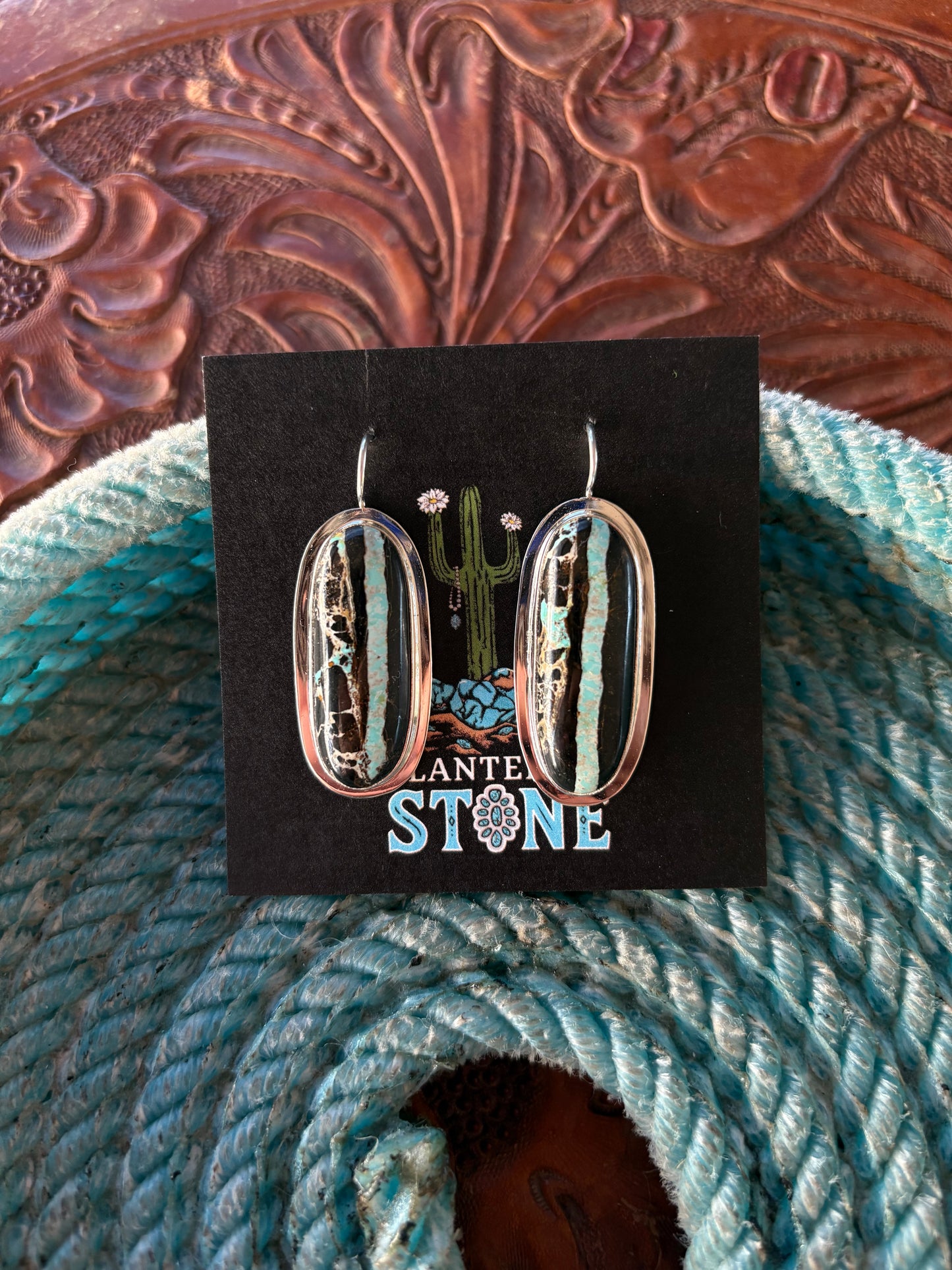 Blackjack Dangle Earrings