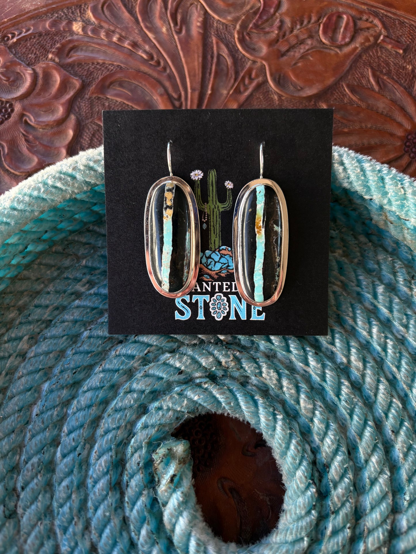 Blackjack Dangle Earrings