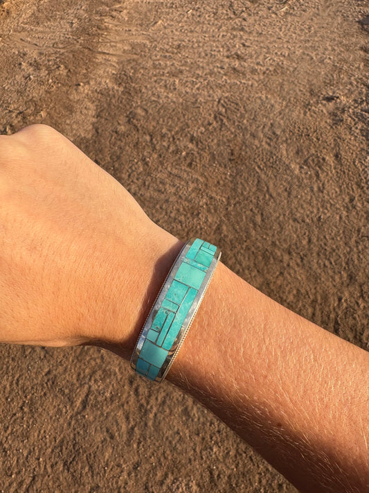 Kingman Inlay Cuff
