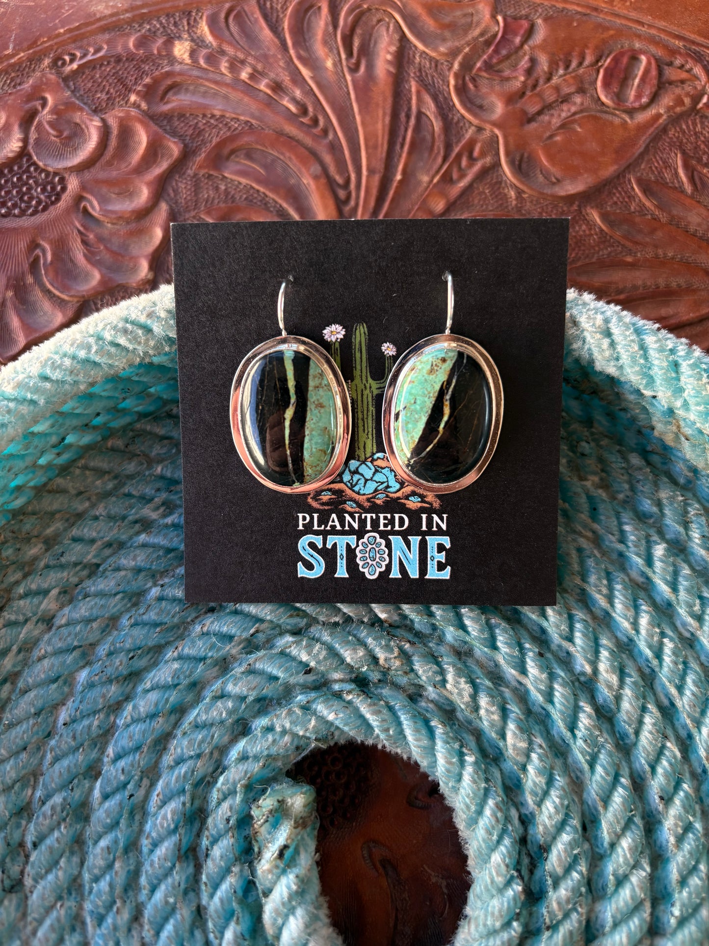 Blackjack Dangle Earrings