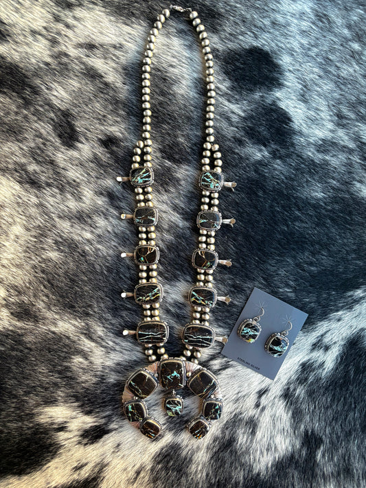 Breathtaking Blackjack Squash Blossom Set