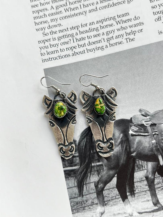 Sonoran Gold Horsehead Dangles