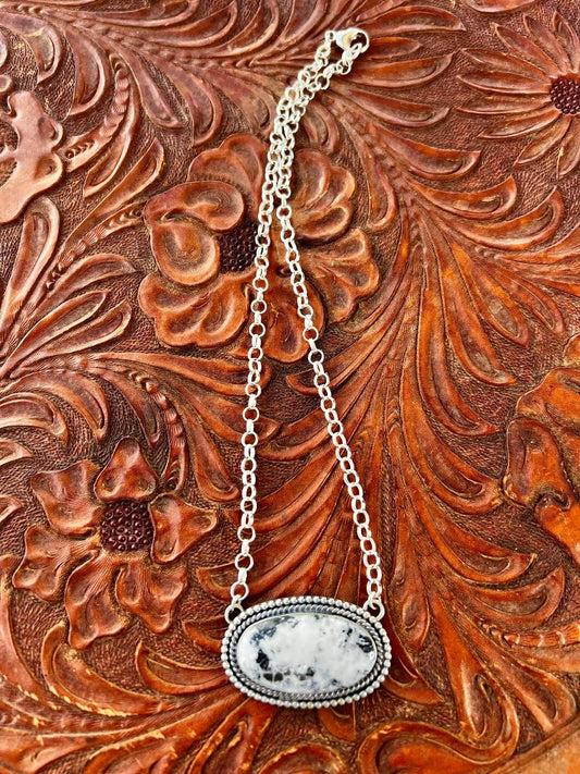 CLASSY White Buffalo Necklace