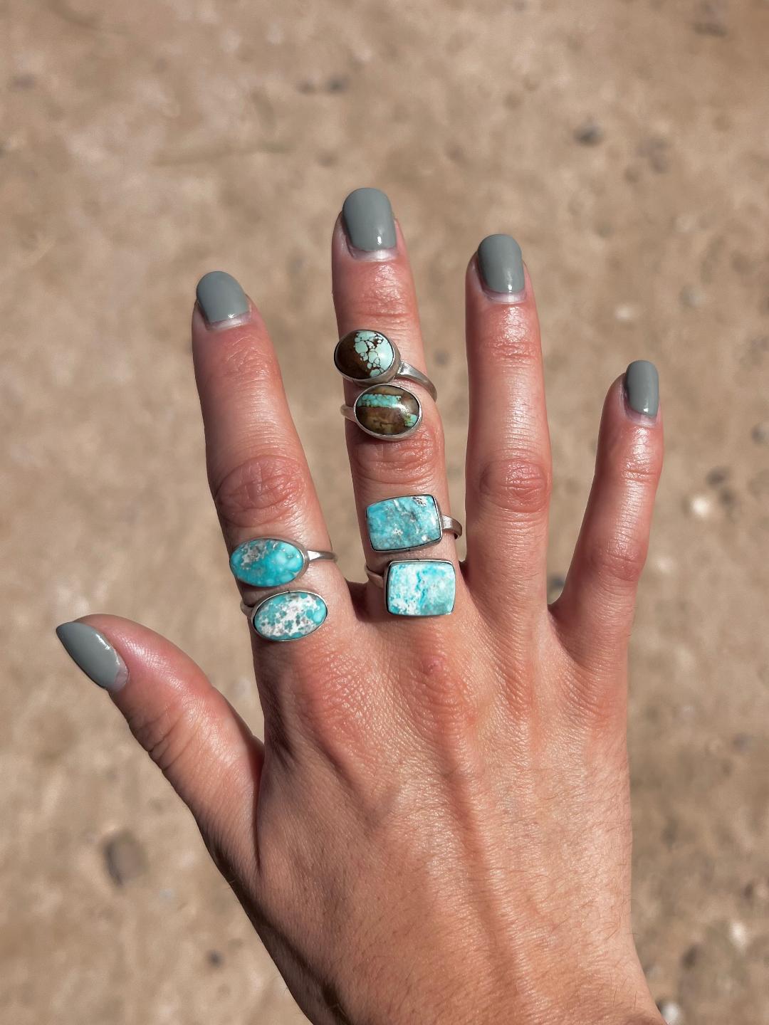 2 Stone Adjustable Rings