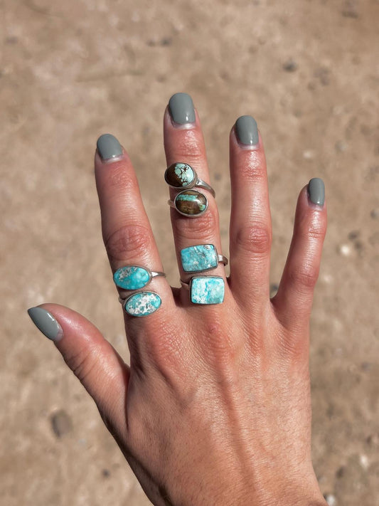2 Stone Adjustable Rings